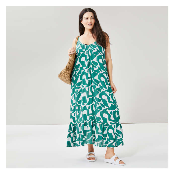 Women+ Woven Maxi Dress Cover-Up